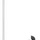 Obcursco Boat Stern Lights, Telescoping Pole 27"-48" LED Anchor Light with Base, 12V Adjustable 3NM 360° Navigation Lighting for Pontoon, Yacht, Bass, and Fishing Boats (27"-48", Silver)