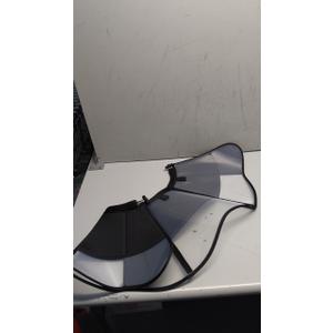 Soft Dog Cone, Stop Licking Deep Pet Recovery Collar After Surgery for Large Medium Dogs, Clear Plastic Breathable Elizabethan Head Neck Circle, Adjustable Comfortable Cones 25cm /10" Long (XL Black)