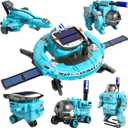 Lucky Doug STEM Projects for Kids Ages 8-12 12-16, 6-in-1 Building Science STEM Kits for Solar Robot Kit Space Toys Birthday Gifts for 8 9 10 11 12 13 14 15 16 Year Old, Boys Girls Teens