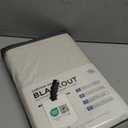 100% Blackout Shield Linen Blackout Curtains for Bedroom 84 Inches Long, Back Tab/Rod Pocket Living Room Drapes, Thermal Insulated Blackout Curtains 2 Panels Set, 50" W x 84" L, Cream