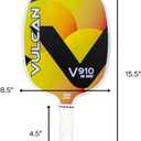 Vulcan | V900 Pickleball Paddle Series | Hybrid Performance | Polypropylene Core - Quatro-Carbon Fiber Surface | USAP Approved | Multiple Colors