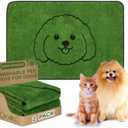 Qeils Reusable Puppy Pads, Washable Pee Pads for Dogs 2 Pack Durable Absorbent Leakproof Dog Training Pads for Home or Travel, Non-Slip Wee Wee Pads Potty Pads 36"x24"