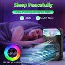 iFTY Small Portable Air Conditioners, Portable AC Unit w/Remote, 1.5L Water Tank, 3 Speeds, 2 Cool Mist, 3 Timers, 7 Night Light, Mini Air Conditioner, Personal Air Cooler Fan for Room Bedroom Office