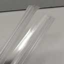 2-Pack Frameless Shower Door Bottom Seal (1/4'' X 39'') Clear Glass Shower Door Sweep Strip can Covers up to 23mm Gap - Stop Leaks
