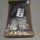 EZYDECOR Shelf Bracket 12 Inch Black Shelf Brackets Wall Mounted Industrial Shelving Brackets Metal Shelf Support with Lip (6 Pack)