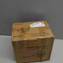 Foil Cupcake Liners with Lids 100Pack,Free-Air 3.5Oz Mini Muffin Liners Cupcake Baking Cups,Disposable Muffin Tins Cupcake Wrappers for Wedding Birthday Party, with Spoons-Champagne