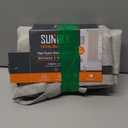 H.Versailtex Ultra Sleep Energy Saving Rich Linen Grommet Window Curtains for Spring Season, Room Darkening Curtain Panel for Bedroom, 52 by 63 Inch- Ivory Single Panel