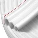 40 Feet Self-Adhesive Rubber Weather Stripping, Diamond-Shaped Extra Thick Rubber Door Weather Stripping Door Seal Strip for Door Frame Door Insulation Strip Waterproof Fits Big Gaps(White)