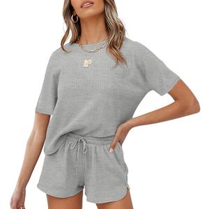 Sampeel Womens 2 Piece Sets 3/4 Sleeve Oversized Tops Lounge Sets Loungewear Business Casual Summer Outfits Workout, Size S