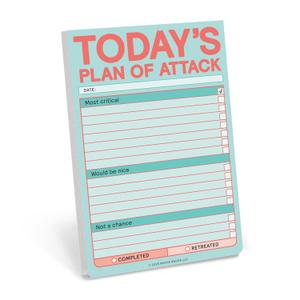Knock Knock Todays Plan of Attack Great Big Sticky Note (Pastel Version) (Knock Knock Great Big Stickies)