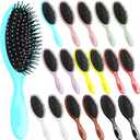 Eaasty 18 Pcs Detangler Hair Brush Travel Wet Detangling Brush Dry Detangling Hairbrush with Soft Bristles Glide Through Tangles with Ease Graduation Nurse Bridesmaid Gift Bulk for Friends
