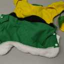 Dog Elf Costume for Pets Party Winter Warm Clothes Dog Christmas Outfit with Cap (Small)