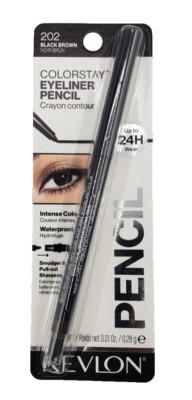 NEW REVLON COLORSTAY EYELINER PENCIL CRAYON CONTOUR-202 BLACK 