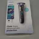 Philips Norelco Shaver 7200, Rechargeable Wet & Dry Electric Shaver with SenseIQ Technology and Pop-up Trimmer, S7887/82 (Dark Chrome)