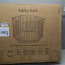 150" Extra Wide Baby Gate, Play Yard Child Safety Gate, Dog Gates with Auto-Close Door, Double Locking System for The House Doorways, Fireplace, Kitchen, 6-Panels, 30" Tall