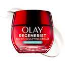 Olay Face Moisturizer, Regenerist MicroSculpting Cream for Women, FragranceFree  AntiAging, AntiWrinkle, Firming Skin Care  Triple Collagen Cream, Peptide, Hyaluronic Acid, Niacinamide, 1.7oz