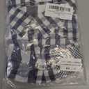 Arshiner Boy's Plaid Button Down Shirt Long Sleeve Roll Up Casual Shirts with Pocket 6-7 Years