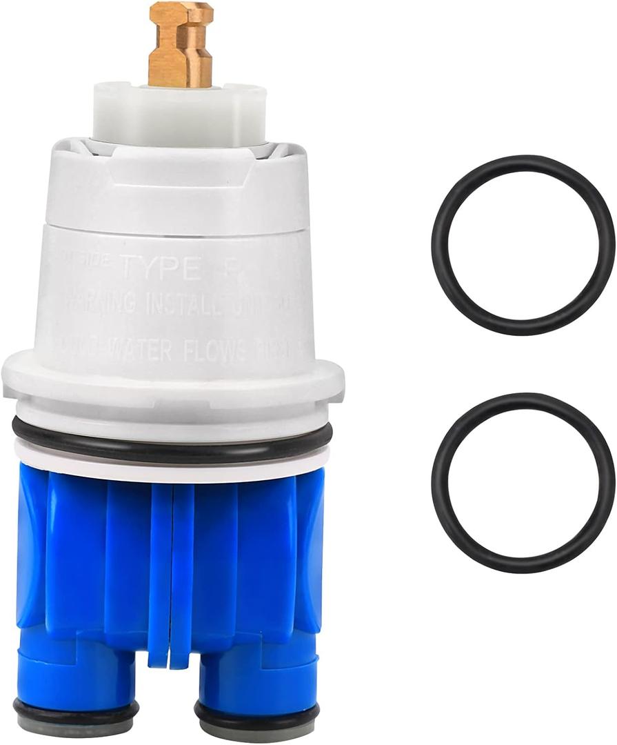 RP19804 Shower Cartridge Replacement for Delta Monitor 1300 & 1400 Series Tub/Shower Valves, Single Function Pressure Balance Shower Valve Cartridge Assembly (Blue)