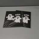 2 x TLESKE Retro Happy Halloween Ghost Pumpkin Posters Prints Unframed Set of 4 for Home Bedroom Living Room, Black Cat Witch Hats Caps Wall Art Prints Decor, Stay Spooky Fall Autumn Wall Pictures, 8x10