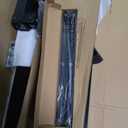 Gaming Standing Desk with LED Lights & Host Shelf, 55" x 24" Gaming Table with Music Sensing APP Control, Underdesk Cable Storage Electric Standing Desk, Black Carbon Fiber PC Table for Home Office