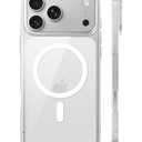 TORRAS Magnetic Slim Fit for iPhone 17 Pro Case 6.3 inch, Ultra-Thin, Compatible with MagSafe, Lightweight Matte Anti-Scratch Hard PC Cover Phone Case for iPhone 17 Pro OriginFit, Clear