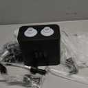 Massage Oil Warmer, Professional Lotion Warmer, Cream Warmer, Oil Bottle Warmer, Automatic Thermostat, For Salon, Barber Shop, Home, With Four Oil Bottle Dispensers, 002-Black