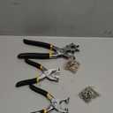 Hoteche 3-in-1 Leather Belt Hole Punch + Eyelet Plier + Snap Button Grommet Setter Tool Kit for Fabric, Shoes,Leather, Clothes, Belt