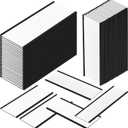 50 Pcs 6" x 2" Magnetic C Channel Label Holders with Replacement White Paper and Clear Plastic Films, Magnetic Cards Name Tags for Rack Shelf Warehouse Labels Accessories