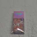 BTArtbox Press On Nails Short - 3D Butterfly French Tip Almond Press On Nails with Glue for Women, Opaque Soft Gel Glue On Nails in 16 Sizes - 32 Stick On Nails Kit, Last Dance