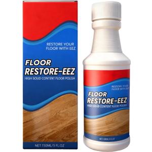 150ML Floor Restore Polish, Protective Wood & Laminate Floor Care, Scratch & Wear Reducer, Renews Gloss for Hardwood Floors 2 Pcs