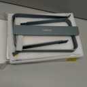 Nulaxy Fully Aluminum Detachable Laptop Stand, Ergonomic Ventilated Cooling Laptop Holder Computer Riser for Desk, Anti-Slip Design Notebook Stand Compatible with All 10-16" MacBook/Dell XPS/HP/Lenovo, Grey