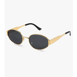 livho 2025 Trendy Oval Sunglasses - Stylish Polarized Shades for Everyday - Retro Metal Frames
