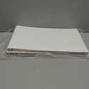 4 Pcs 11 x 17 Inch 3 Ring Binders 0.5 Inch Rings Heavy Duty View D Ring Binders Economy Holds 11" x 17" Paper for Artwork Blueprints, Office, Home, Work Places(White)