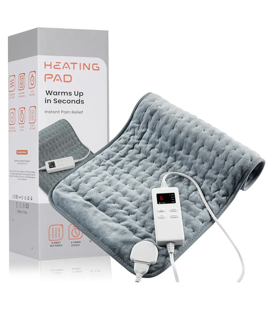 Heating Pad for Back Pain Relief & Cramps, KOT Heating Pads with Auto Shut Off Large, 6 Heat Settings Electric Heated Pad, Gifts for Women, Gifts for Men, 18" x 38"