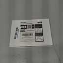 BESTTEN 2 Pack 3-Gang Gloss Black Screwless Wall Plate, Decorator Outlet Cover, Decorative Switch Plate, Decor Switch Plate, Unbreakable Polycarbonate Wallplate