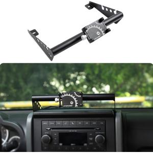 RT-TCZ Dash Mount Phone Holder Cell Phone Holder Interior Accessories for 2007-2010 Jeep Wrangler JK JKU 2 Door 4 Door
