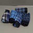 Hanes Men's Boxer Underwear, Moisture-Wicking, Plaids, 6-Pack, L