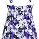 DANIFY Womens Plus Size Swimsuits Tankini Swimdress Cover Up Swimwear Two Piece Bathing Suit Retro Skirted Swim Dress (Blue, XL)