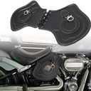 Motorcycle Universal PU Leather Heat Saddle Shield Deflector for Harley Sportster s 1250 Touring Electra Glide Road Glide Road King Softail Breakout Indian Scout and Scout Bobber