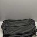 M Size Expandable Travel Oxford Duffel Bag with Wheels Waterproof Lightweight Traveling Foldable Suitcase (Black)