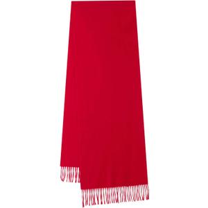 CALVIN & OLIVIA Ultra-Soft Cashmere Feel Scarf Winter Holiday Gift for Men & Women (Amazing Lovely Red)