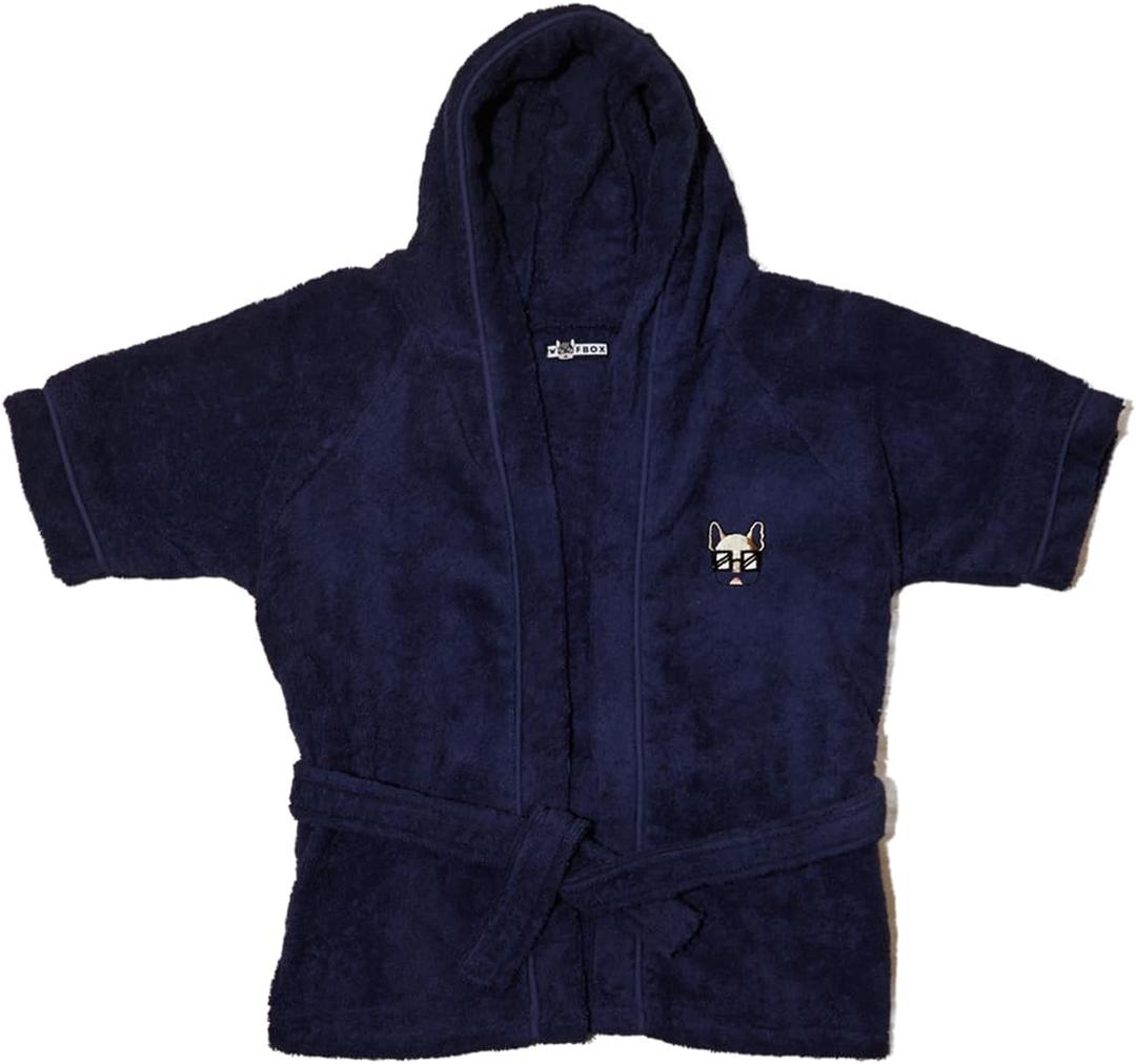 Dog Bathrobes (Navy, Large)