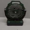 FRIZCOL 3-in-1 Camping Fan - Portable Fans Rechargeable - 24000mAh Battery Powered Fan with Light & Remote for Indoor, Outdoor, Tent, Travel, Fishing, Jobsite, Gifts for Men Dad Him - Green