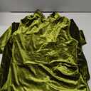 Capuffy Women Backless Velvet Maxi Dress Back Slit Ruched Bodycon Formal Dress High Neck Cocktail Party Dress 091, Size M