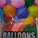 12" Party Balloons (assorted colors, 12 count), Pack of 6