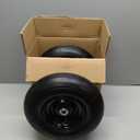 Taifa 13 Inch 2 PCS Rubber Pneumatic Replacement Tires and Wheels 4.00-6 with 5/8'' Axle Bore Hole, Inflated Air Wheel for Wheelbarrow/Wagon/Hand Truck/Trolley/Garden Scooter etc.