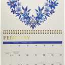 NIQUEA.D, China Blue 2026 Spiral Wall Calendar