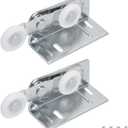 Twin Pocket Door Roller,Top Mount Pocket Door Rollers, 7/8 Inch Wheels, Alloy Steel, Fits Cox Doors