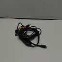 USB C to RCA Cable Adapter, 6Ft Type-C to RCA Wired Screen Mirroring with USB A(Charging),USB C Male to 3 RCA Male,Suitable for TV, Monitor, Speaker