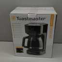 Toastmaster 12-Cup Digital Touchscreen Drip Coffee Maker - Programmable Automatic Coffee Machine - Kitchen Appliance with Keep Warm Setting